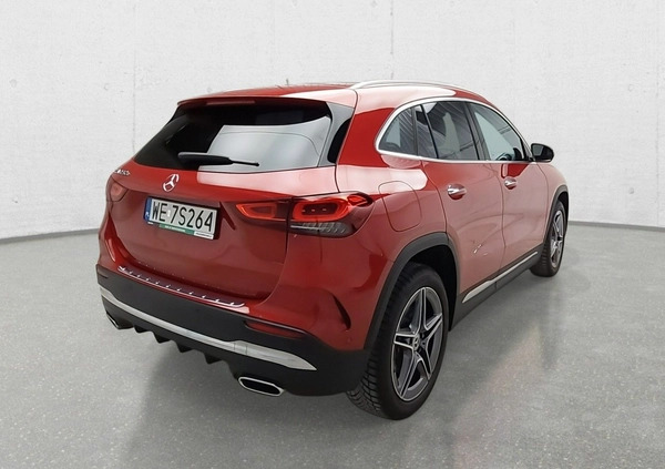 Mercedes-Benz GLA cena 200613 przebieg: 13264, rok produkcji 2022 z Jedwabne małe 121